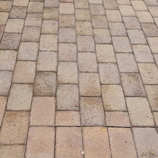 Pressure-Washing-Driveway-Oil-Stain-and-paint-removal-from-paver-driveway-located-at-Greenacres-FL-33415 6